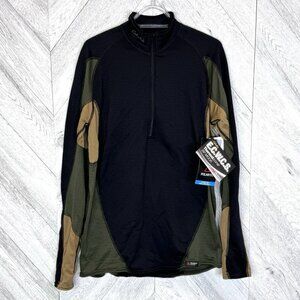 Cabelas ECWCS Thermal Zone 1/4 Zip Mock Neck Base Layer Polartec Mens Large NWT